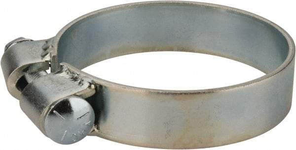 Made in USA - 3.92" ID, Steel Zinc Plated BCE Band Style Clamp - 0.12" Thick, 3-7/8" Hose - Apex Tool & Supply