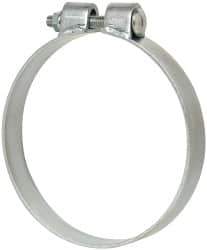 Made in USA - 6.17" ID, Steel Zinc Plated BCE Band Style Clamp - 0.12" Thick, 6" Hose - Apex Tool & Supply