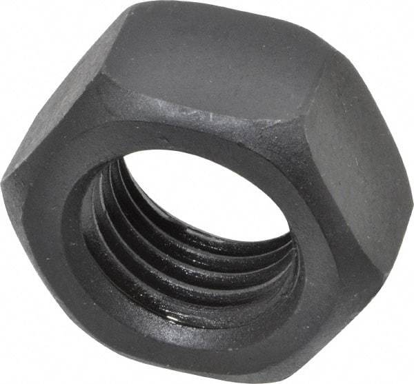 Value Collection - M30x3.50 Steel Right Hand Hex Nut - 46mm Across Flats, 24mm High, Uncoated - Apex Tool & Supply