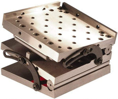Suburban Tool - 12" Long x 8" Wide x 4-3/16" High, Compound Precision Steel Sine Plate - Square to within 0.0003", 0.0002 (C1), 0.0002 (C2)" Tolerance, 3/8-16 Hole - Apex Tool & Supply