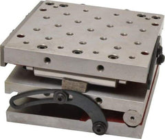 Suburban Tool - 6" Long x 6" Wide x 3-1/8" High, Compound Precision Steel Sine Plate - Square to within 0.0002", 0.0002 (C1), 0.0002 (C2)" Tolerance, 1/4-20 Hole - Apex Tool & Supply