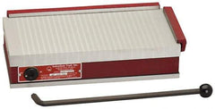 Suburban Tool - Standard Pole Rectangular Permanent Magnetic Block Chuck - 12" Long x 8" Wide x 2-5/8" High, Ceramic - Apex Tool & Supply