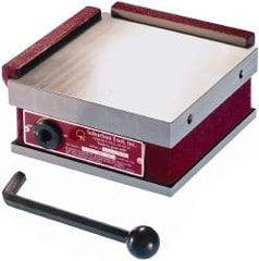 Suburban Tool - Standard Pole Square Permanent Magnetic Block Chuck - 12" Long x 12" Wide x 2-5/8" High, Ceramic - Apex Tool & Supply