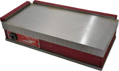 Suburban Tool - Fine Pole Rectangular Permanent Magnetic Block Chuck - 12" Long x 6" Wide x 2-5/8" High, Ceramic - Apex Tool & Supply