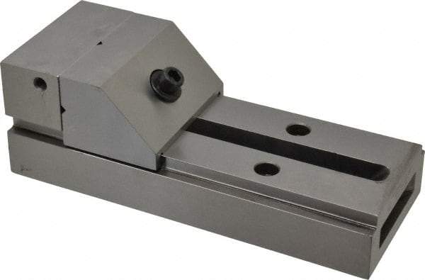 Suburban Tool - 3" Jaw Width, 4-3/4" Jaw Opening Capacity, 1-5/16" Jaw Height, Toolmaker's Vise - Flat Jaw, 0.0002" Parallelism, 0.0002" Squareness, 7-1/2" OAL x 3" OAW x 2-5/8" OAH - Apex Tool & Supply