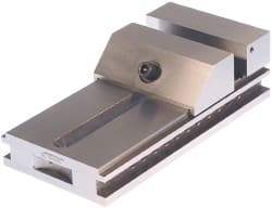 Suburban Tool - 3" Jaw Width, 5" Jaw Opening Capacity, 1-5/16" Jaw Height, Toolmaker's Vise - Flat Jaw, 0.0002" Parallelism, 0.0002" Squareness, 7-1/2" OAL x 3" OAW x 2-5/8" OAH - Apex Tool & Supply