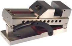 Suburban Tool - 3" Jaw Width x 1-5/16" Jaw Height, 4-3/4" Jaw Capacity, Steel, V Groove Sine Vise - 7-1/2" OAL x 3" Overall Width x 3-5/8" Overall Height, Square to within 0.0002", Parallel to within 0.0002" - Apex Tool & Supply
