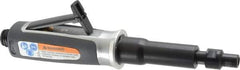 Ingersoll-Rand - 1/4" Collet, Straight Handle, Straight Air Die Grinder - 25,000 RPM, Rear Exhaust, 33 CFM, 0.3 hp, 620 kPa, 1/4 NPT - Apex Tool & Supply