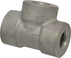 Value Collection - 3/8" Grade 304/304L Stainless Steel Pipe Tee - FNPT x FNPT x FNPT End Connections, 3,000 psi - Apex Tool & Supply