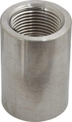 Merit Brass - 3/4" Grade 304/304L Stainless Steel Pipe Coupling - FNPT x FNPT End Connections, 3,000 psi - Apex Tool & Supply