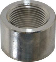 Merit Brass - 1" Grade 304/304L Stainless Steel Pipe Half Coupling - FNPT End Connections, 3,000 psi - Apex Tool & Supply