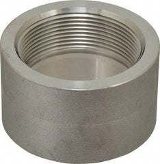 Merit Brass - 2" Grade 304/304L Stainless Steel Pipe Half Coupling - FNPT End Connections, 3,000 psi - Apex Tool & Supply