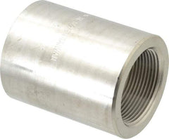 Merit Brass - 1-1/2 x 3/4" Grade 304/304L Stainless Steel Pipe Reducer Coupling - FNPT x FNPT End Connections, 3,000 psi - Apex Tool & Supply