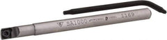 Everede Tool - 0.18" Min Bore Diam, 2-1/2" OAL, 3/16" Shank Diam, Indexable Boring Bar - CDC Insert, Screw Holding Method - Apex Tool & Supply