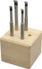 Everede Tool - 7/32" Min Diam Smallest Bar, 3/8" Min Diam Largest Bar, Carbide Indexable Boring Bar Set - 1-7/16, 1-5/8, 1-3/4, 6" Max Bore Depth - Apex Tool & Supply