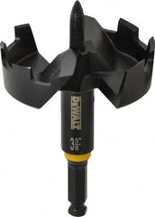DeWALT - 3-5/8", 7/16" Hex Shank, Bright Finish, Steel Self Feed Drill Bit - Apex Tool & Supply