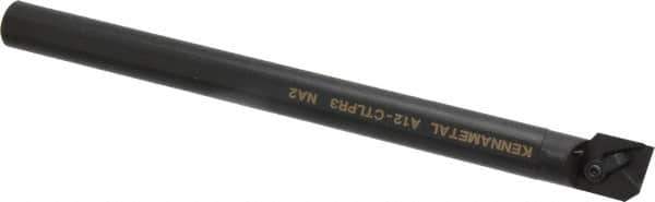 Kennametal - 23.62mm Min Bore Diam, 10" OAL, 3/4" Shank Diam, A-CTLP Indexable Boring Bar - TP.. Insert, Clamp Holding Method - Apex Tool & Supply
