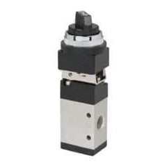 ARO/Ingersoll-Rand - 1/4" NPT Manual Mechanical Valve - 3-Way, 2 Position, Selector/Manual & 0.7 CV Rate - Apex Tool & Supply
