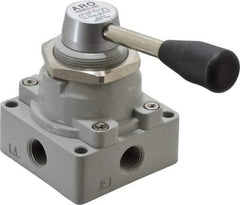 ARO/Ingersoll-Rand - 3/8" NPT Manual Mechanical Valve - 4-Way, 3 Position, Lever/Manual & 2 CV Rate - Apex Tool & Supply