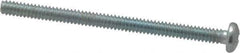 Value Collection - #6-32 UNC, 2" Length Under Head Phillips Drive Machine Screw - Pan Head, Grade 2 Steel, Zinc-Plated Finish, Without Washer - Apex Tool & Supply