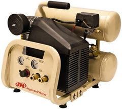 Ingersoll-Rand - 2 HP, 4.2 CFM Twin Stack Air Compressor - 4.0 Gallon Tank, 120 Amp, 125 Max psi, 120V - Apex Tool & Supply