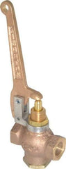 Kingston - 3/8" Pipe, 400 Max psi, Buna N Disc, Self Closing Control Valve - Pull Lever, FNPT x FNPT End Connections - Apex Tool & Supply