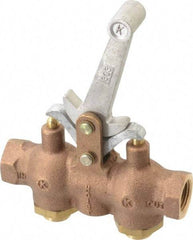Kingston - 1/2" NPT Hoist Control Valve - Dead Man Style Lever & 200 Max psi - Apex Tool & Supply