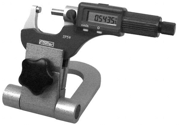 Fowler - Micrometer Stand - Use with Any Micrometer - Apex Tool & Supply