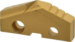 Allied Machine and Engineering - 1-9/16" Diam x 1/4" Thick, Seat Code 3, 132° Included Angle Spade Drill Insert - TiN Coated, Cobalt, Series GEN2 T-A - Apex Tool & Supply