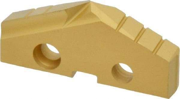 Allied Machine and Engineering - 1-23/32" Diam x 1/4" Thick, Seat Code 3, 132° Included Angle Spade Drill Insert - TiN Coated, Cobalt, Series GEN2 T-A - Apex Tool & Supply