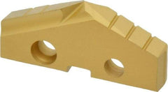 Allied Machine and Engineering - 1-23/32" Diam x 1/4" Thick, Seat Code 3, 132° Included Angle Spade Drill Insert - TiN Coated, Cobalt, Series GEN2 T-A - Apex Tool & Supply