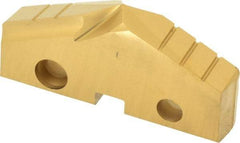 Allied Machine and Engineering - 1-29/32" Diam x 5/16" Thick, Seat Code 4, 132° Included Angle Spade Drill Insert - TiN Coated, High Speed Steel, Series GEN2 T-A - Apex Tool & Supply