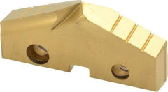 Allied Machine and Engineering - 1-15/16" Diam x 5/16" Thick, Seat Code 4, 132° Included Angle Spade Drill Insert - TiN Coated, High Speed Steel, Series GEN2 T-A - Apex Tool & Supply