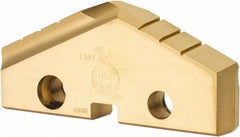 Allied Machine and Engineering - 2-3/64" Diam x 5/16" Thick, Seat Code 4, Spade Drill Insert - TiN Coated, High Speed Steel, Series T-A - Apex Tool & Supply