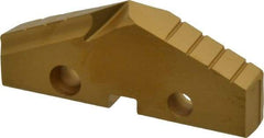Allied Machine and Engineering - 2-3/16" Diam x 5/16" Thick, Seat Code 4, 132° Included Angle Spade Drill Insert - TiN Coated, High Speed Steel, Series GEN2 T-A - Apex Tool & Supply