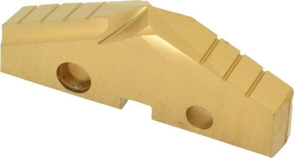 Allied Machine and Engineering - 2-7/32" Diam x 5/16" Thick, Seat Code 4, 132° Included Angle Spade Drill Insert - TiN Coated, High Speed Steel, Series GEN2 T-A - Apex Tool & Supply
