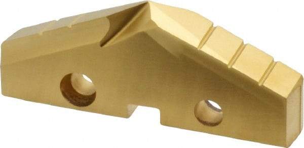 Allied Machine and Engineering - 2-1/4" Diam x 5/16" Thick, Seat Code 4, 132° Included Angle Spade Drill Insert - TiN Coated, High Speed Steel, Series GEN2 T-A - Apex Tool & Supply