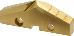 Allied Machine and Engineering - 2-1/4" Diam x 5/16" Thick, Seat Code 4, 132° Included Angle Spade Drill Insert - TiN Coated, High Speed Steel, Series GEN2 T-A - Apex Tool & Supply