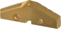 Allied Machine and Engineering - 2-7/16" Diam x 5/16" Thick, Seat Code 4, 132° Included Angle Spade Drill Insert - TiN Coated, High Speed Steel, Series GEN2 T-A - Apex Tool & Supply