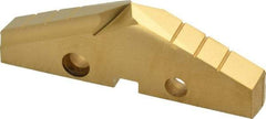Allied Machine and Engineering - 2-9/16" Diam x 5/16" Thick, Seat Code 4, 132° Included Angle Spade Drill Insert - TiN Coated, High Speed Steel, Series GEN2 T-A - Apex Tool & Supply