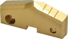 Allied Machine and Engineering - 2-5/8" Diam x 7/16" Thick, Seat Code 5, 144° Included Angle Spade Drill Insert - TiN Coated, High Speed Steel, Series GEN2 T-A - Apex Tool & Supply