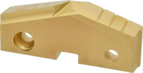 Allied Machine and Engineering - 2-3/4" Diam x 7/16" Thick, Seat Code 5, 144° Included Angle Spade Drill Insert - TiN Coated, High Speed Steel, Series GEN2 T-A - Apex Tool & Supply
