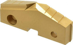 Allied Machine and Engineering - 2-13/16" Diam x 7/16" Thick, Seat Code 5, 144° Included Angle Spade Drill Insert - TiN Coated, High Speed Steel, Series GEN2 T-A - Apex Tool & Supply