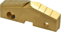 Allied Machine and Engineering - 2-7/8" Diam x 7/16" Thick, Seat Code 5, 144° Included Angle Spade Drill Insert - TiN Coated, High Speed Steel, Series GEN2 T-A - Apex Tool & Supply