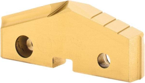 Allied Machine and Engineering - 2-15/16" Diam x 7/16" Thick, Seat Code 5, 144° Included Angle Spade Drill Insert - TiN Coated, High Speed Steel, Series GEN2 T-A - Apex Tool & Supply