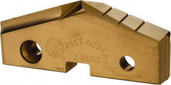 Allied Machine and Engineering - 2-31/32" Diam x 7/16" Thick, Seat Code 5, 144° Included Angle Spade Drill Insert - TiN Coated, High Speed Steel, Series GEN2 T-A - Apex Tool & Supply