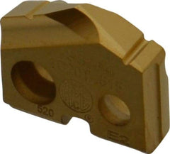 Allied Machine and Engineering - 33/64" Diam x 1/8" Thick, Seat Code 0, 132° Included Angle Spade Drill Insert - TiN Coated, Carbide, Grade K20, Series T-A - Apex Tool & Supply