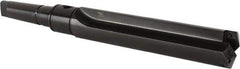 Allied Machine and Engineering - Series 5, 2-1/2 to 3-1/2" Diam, 5MT Taper Shank, Straight Flute Spade Drill - 10-3/4" Max Depth, 15-5/16" Body Length, 20-15/16" OAL, Standard Length, Through Coolant - Apex Tool & Supply