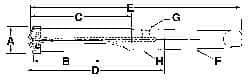 Allied Machine and Engineering - Series 2.5, 1-3/16 to 1-3/8" Diam, 3MT Taper Shank, Helical Flute Spade Drill - 7-3/8" Max Depth, 10-15/64" Body Length, 13-25/32" OAL, Standard Length, Through Coolant - Apex Tool & Supply