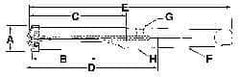 Allied Machine and Engineering - Series 2.5, 1-3/16 to 1-3/8" Diam, 4MT Taper Shank, Helical Flute Spade Drill - 7-3/8" Max Depth, 10-37/64" Body Length, 15-1/16" OAL, Standard Length, Through Coolant - Apex Tool & Supply